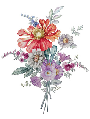 水彩花卉系列之手捧花——蔬菜的藝術美學